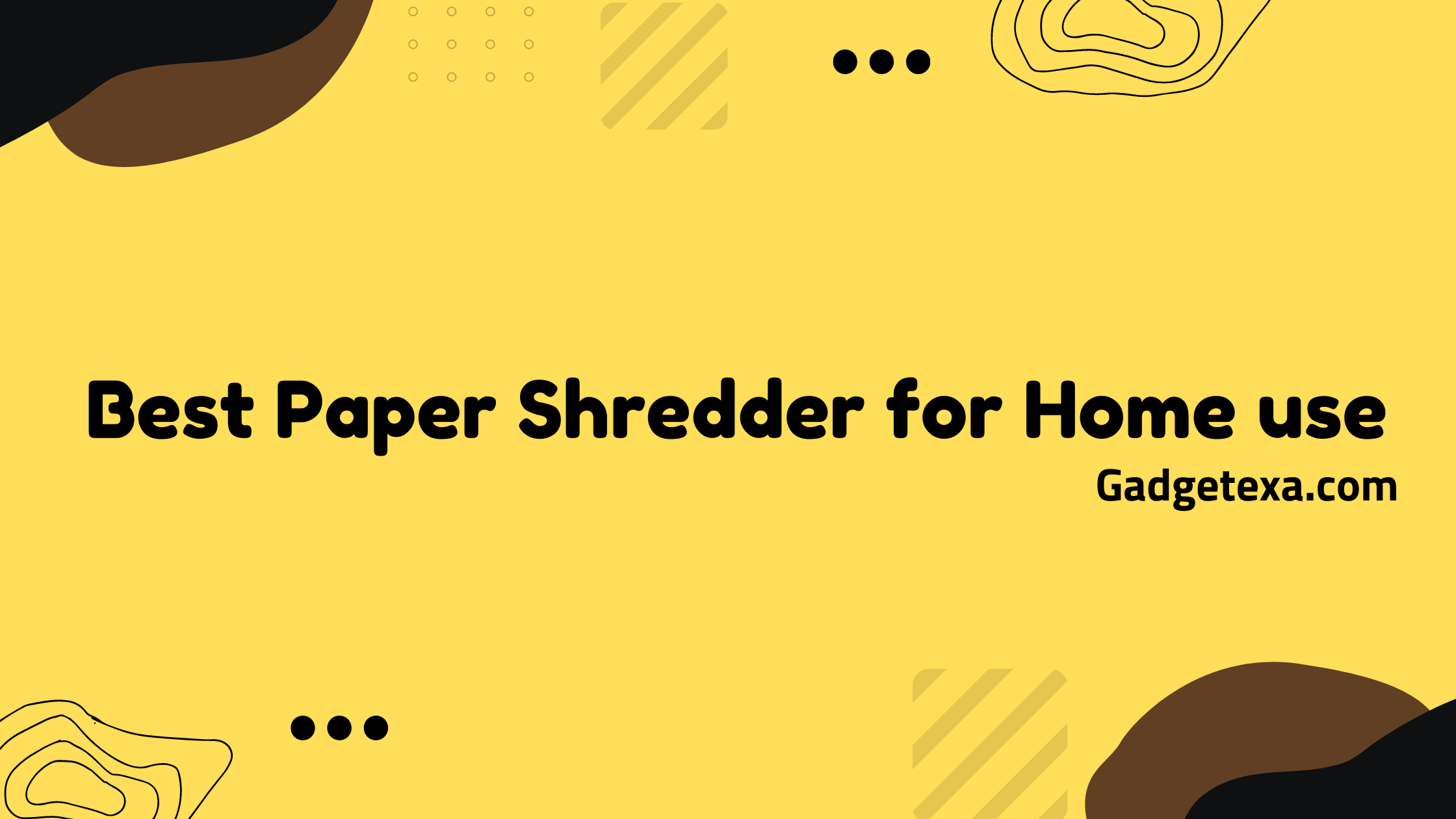 You are currently viewing Best paper shredder for home use 2023 with latest features